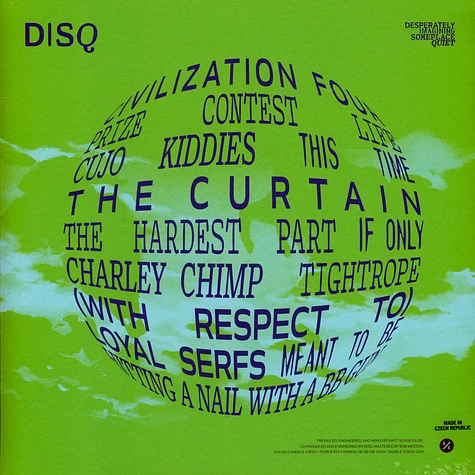 Disq - Desperately Imagining Someplace Quiet Black Vinyl Edition