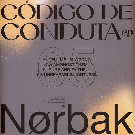 Nørbak - Codigo De Conduta EP