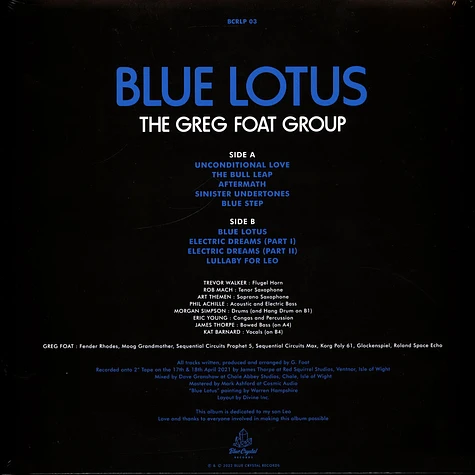 The Greg Foat Group - Blue Lotus