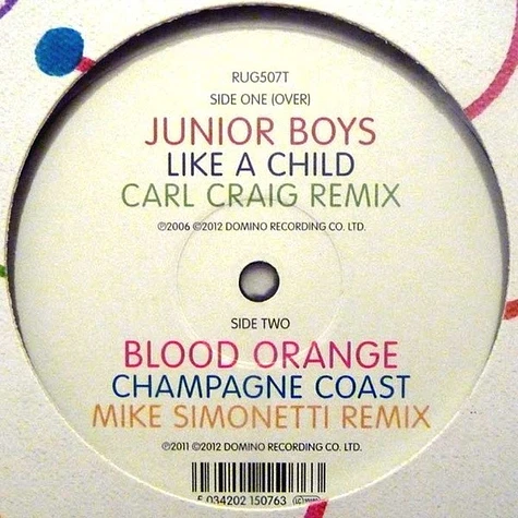 Junior Boys / Blood Orange - Motion Sickness Part 1