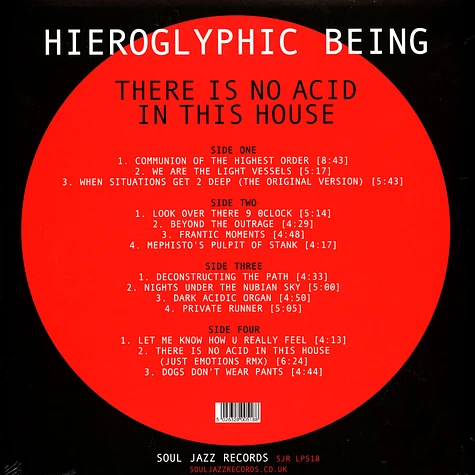 Hieroglyphic Being - There Is No Acid In This House