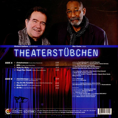 Richard Galliano & Ron Carter - An Evening With