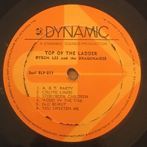 Byron Lee And The Dragonaires - Top Of The Ladder