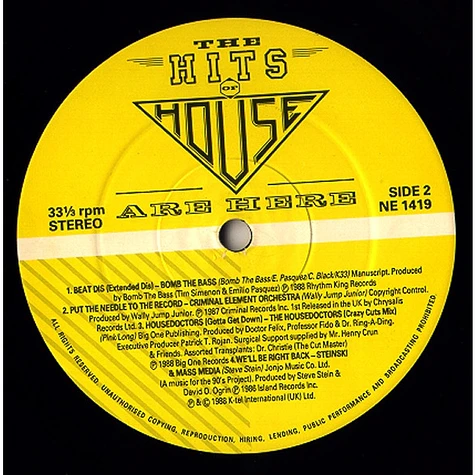 V.A. - The Hits Of House Are Here
