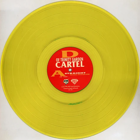 D Of Trinity Garden Cartel - Straight Texas Hoodlum Red / Yellow Vinyl Edition