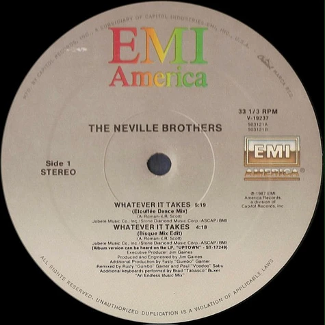 The Neville Brothers - Whatever It Takes