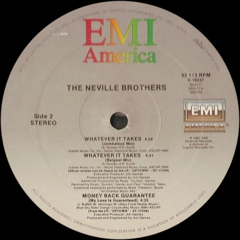 The Neville Brothers - Whatever It Takes