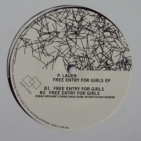 Phillip Lauer - Free Entry For Girls EP