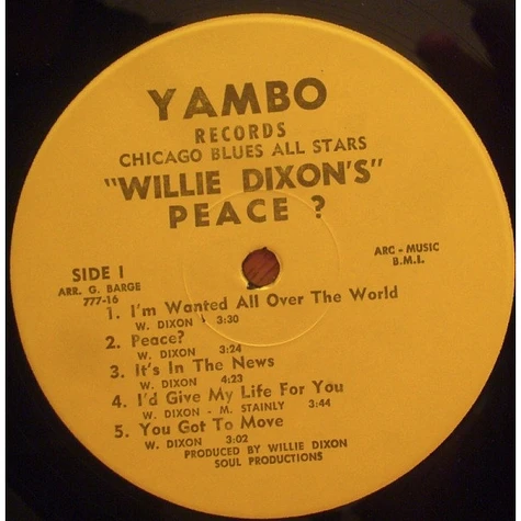 Willie Dixon - Peace?