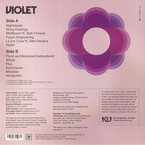 Robohands - Violet Limited HHV Exclusive Violet Vinyl Edition