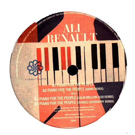 Ali Renault - Piano For The People Aikhi, Calm & Double Geography Remixes