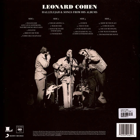 Leonard Cohen - Hallelujah & Songs From His Albums