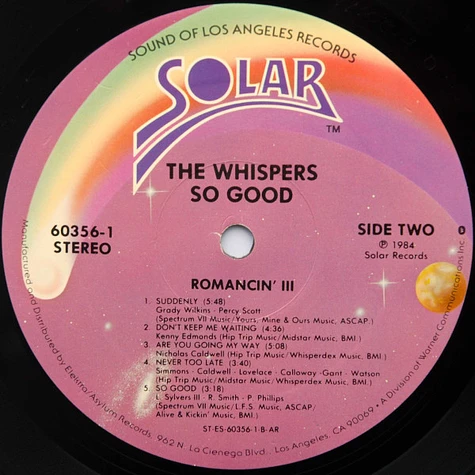 The Whispers - So Good