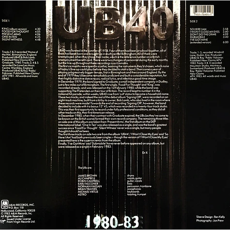 UB40 - 1980-1983