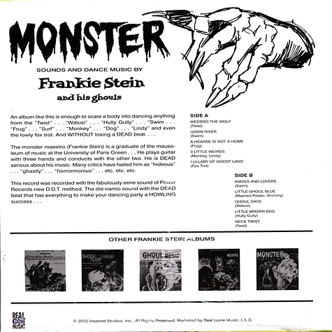 Frankie Sztein And His Ghouls - Introducing Frankie Stein And His Ghouls