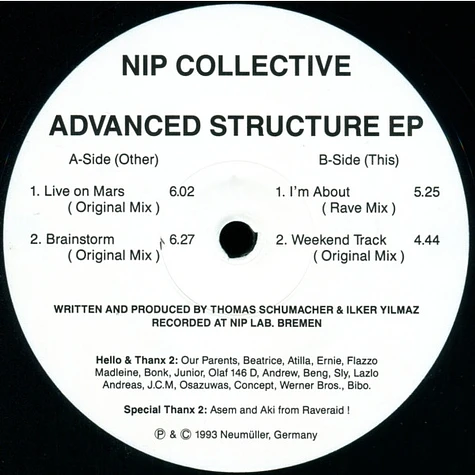 NIP Collective - Advanced Structure EP