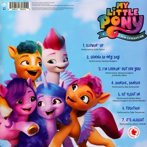 My Little Pony - OST A New Generation Black Friday Record Store Day 2022 Opaque Purple Vinyl Edition