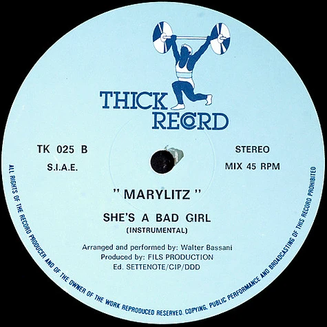 Marilytz - She's A Bad Girl