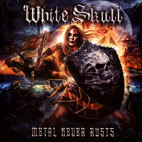 White Skull - Metal Never Rusts Curacao Vinyl Edition