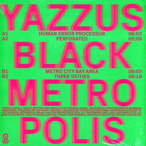 Yazzus - Black Metropolis