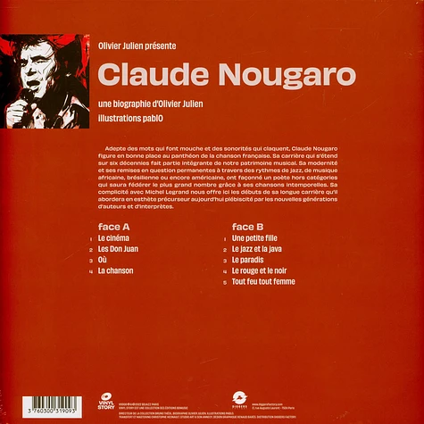Claude Nougaro - Vinyl Story + Hardback Illustrated Book