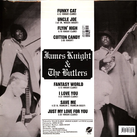 James Knight & The Butlers - Black Knight Clear Vinyl Edition