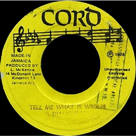 The Mighty Diamonds - Tell Me What Is Wrong
