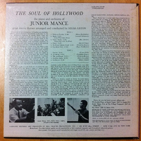 Junior Mance - The Soul Of Hollywood
