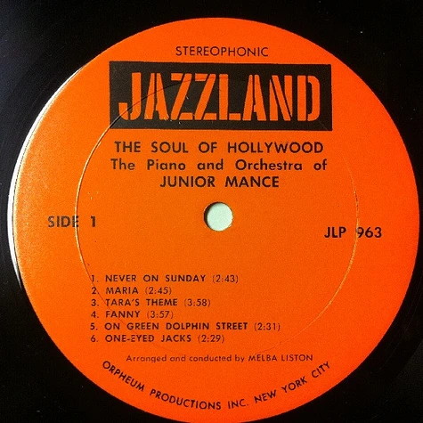 Junior Mance - The Soul Of Hollywood