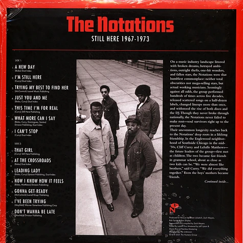 The Notations - Still Here Red Vinyl Edition