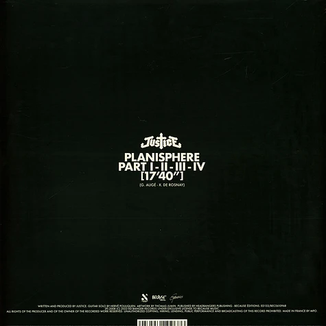 Justice - Planisphere Etched Black Vinyl Edition