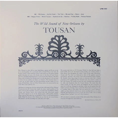 Tousan - The Wild Sound Of New Orleans By Tousan