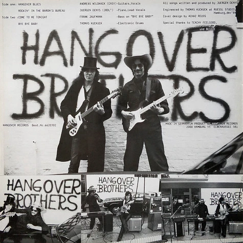 Hangover Brothers - Come To Me Tonight / Hangover Blues / Rockin' In The Baron's Bureau / Bye Bye Baby