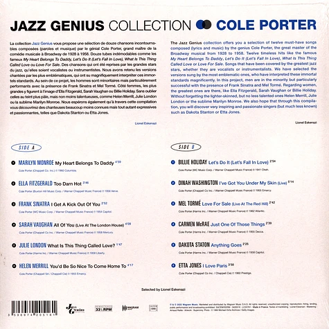 V.A. - Jazz Genius Collection : Cole Porter