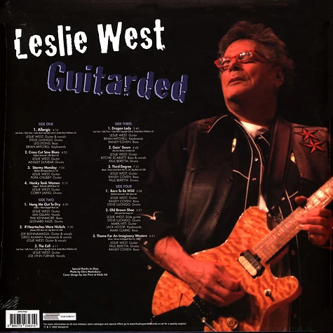 Leslie West - Guitarded Clear Red Vinyl Edition