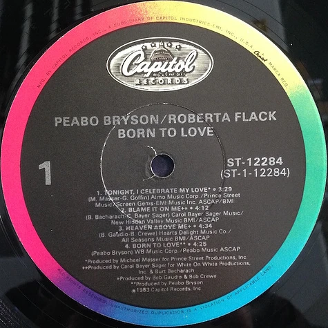 Peabo Bryson & Roberta Flack - Born To Love