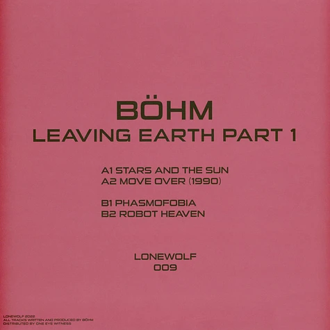 Böhm - Leaving Earth Part 1