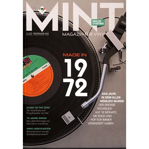 Mint - Das Magazin Für Vinylkultur - Ausgabe 56 - November 2022