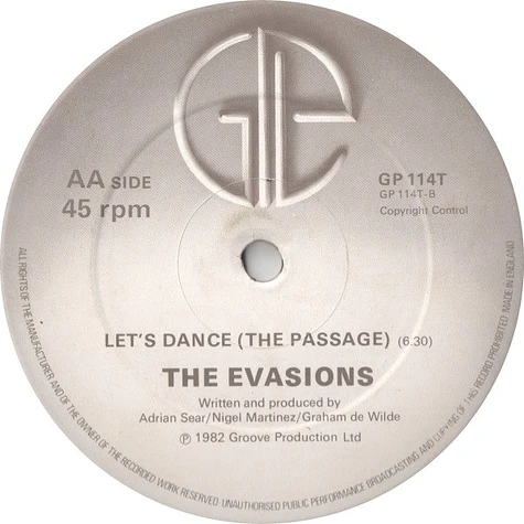 The Evasions - Jocks Rap (The Passage)