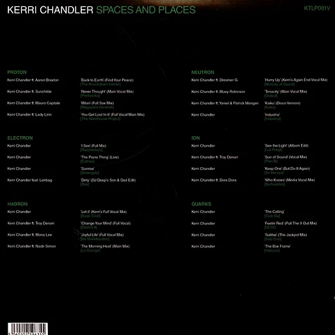 Kerri Chandler - Spaces & Places Deluxe Trifold Edition