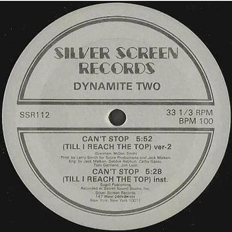 Dynamite Two - Can't Stop (Till I Reach The Top)