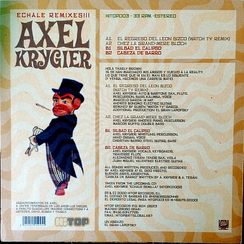 Axel Krygier - Échale Remixes