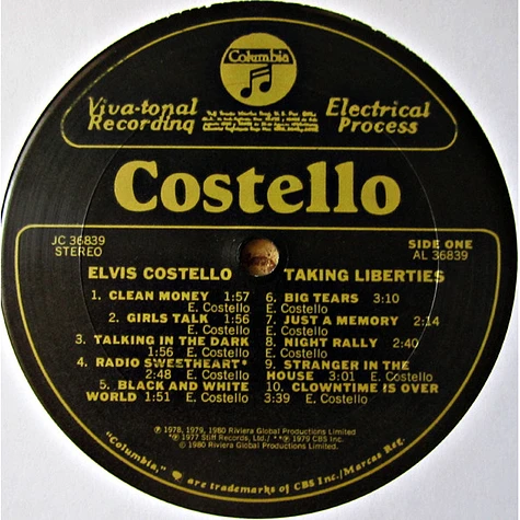 Elvis Costello - Taking Liberties