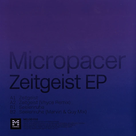 Micropacer - Zeitgeist EP
