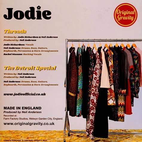 Jodie / Floyd James & The Gts - Threads / The Detroit Special