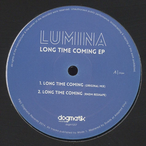 Lumina - Long Time Coming EP