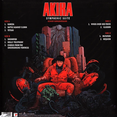 Geinoh Yamashirogumi - OST Akira Symphonic Suite Red Swirl Vinyl Edition