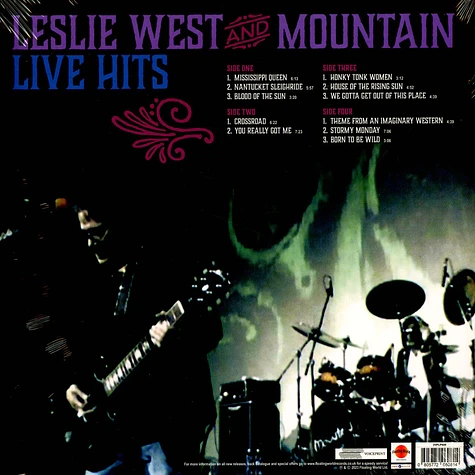 Leslie West & Mountain - Live Hits Red
