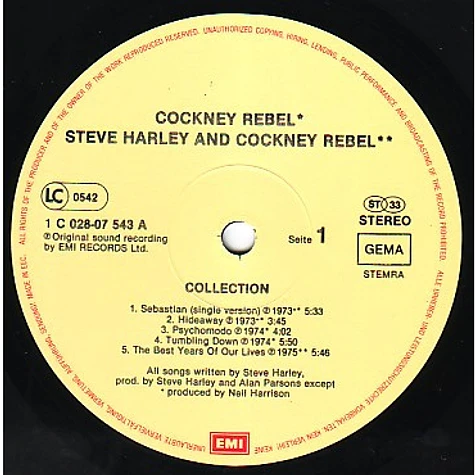 Steve Harley & Cockney Rebel / Cockney Rebel - Collection