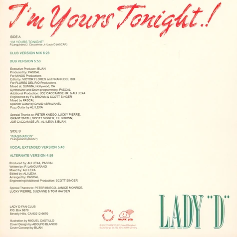 Lady D - I'm Yours Tonight..! Imagination